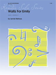 WALTZ FOR EMILY E FLAT ALTO SACOPHONE SOLO -P.O.P. cover